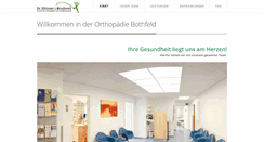 Desktop Screenshot of orthopaedie-bothfeld.de
